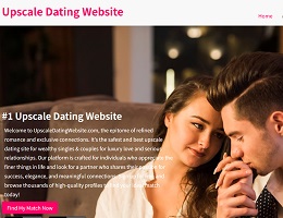 Upscale Dating Website